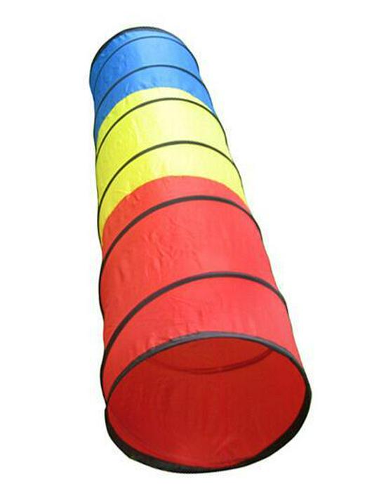 Sunny Rainbow Caterpillar Crawl Tunnel: Sensory Training Toy for Children