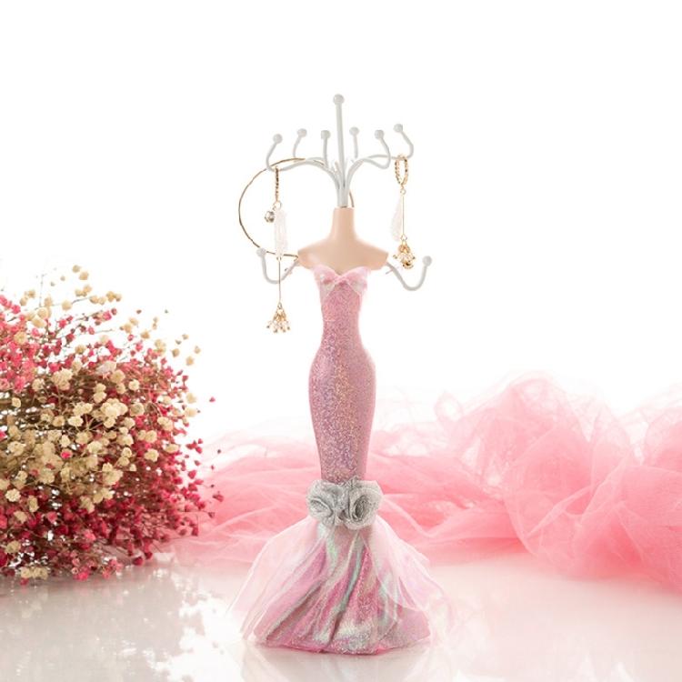 Delicate Jewelry Stand Shelves Chic Jewelry Tower Rack Fashionable Model Holder