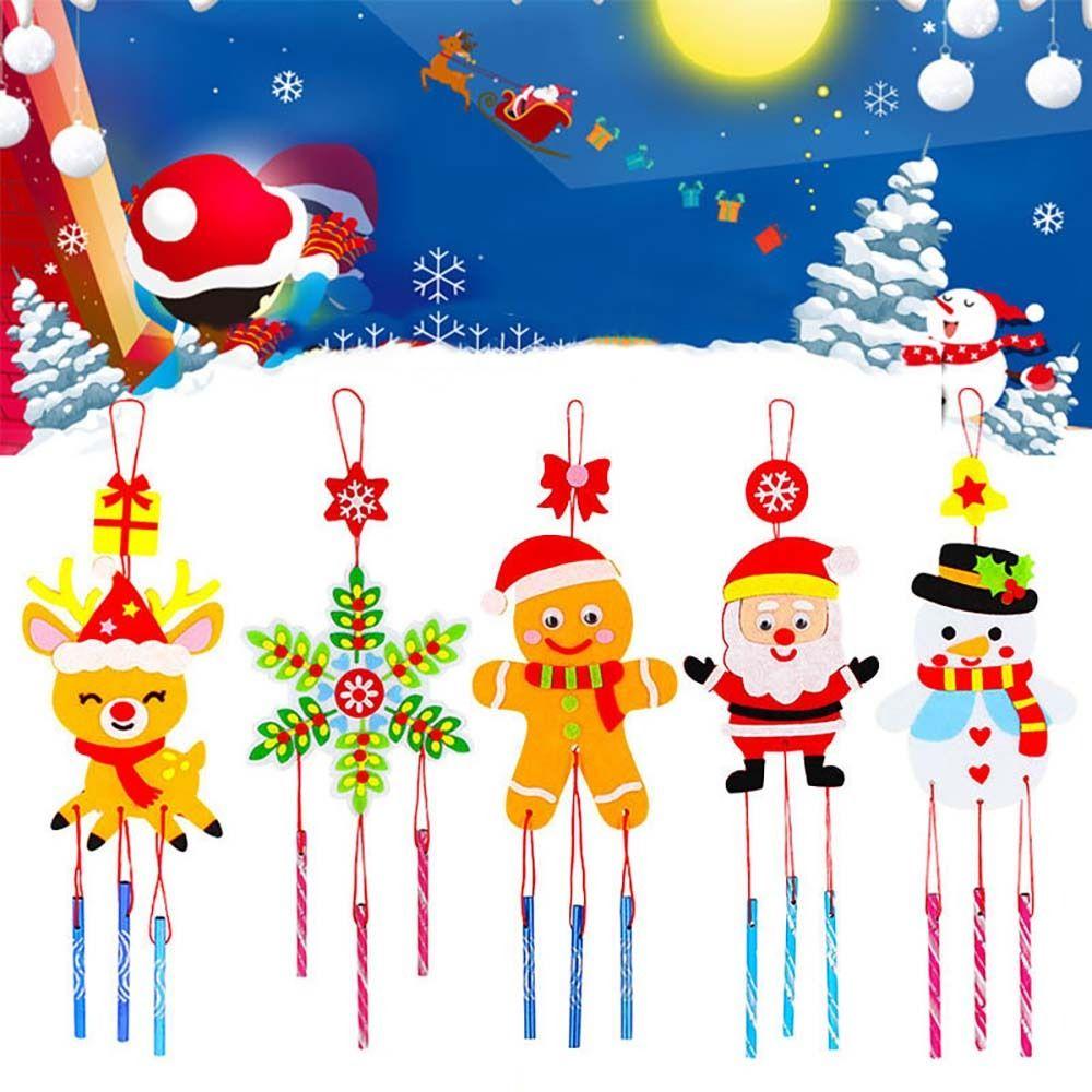 For Kids Children Hangings Stickers Wind Chimes Windbell Christmas Toys Christmas Decoration