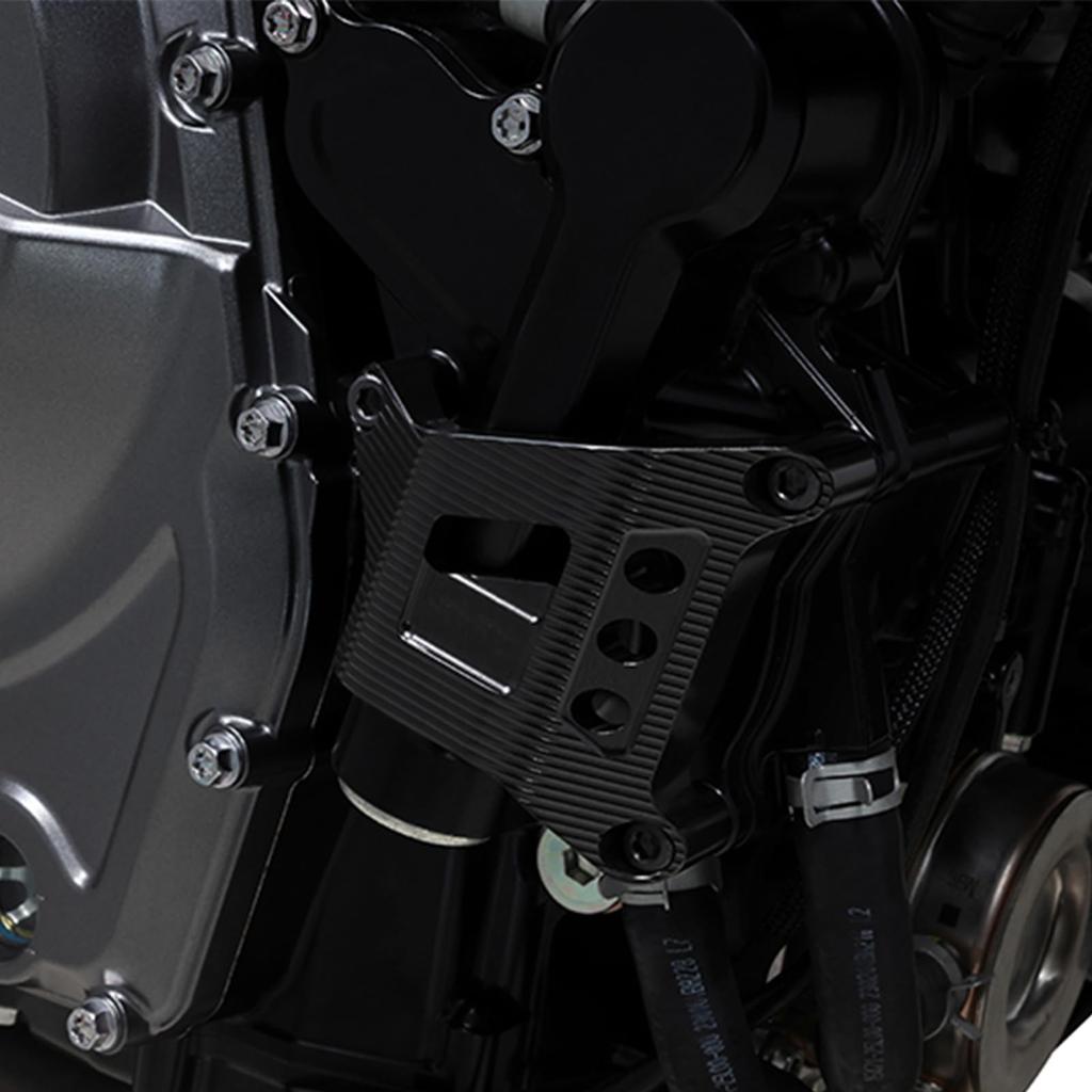 LEDISHUN Engine Cover Engine Slider Engine Guard for Suzuki 800DE 800 GSX-8S (2023-2024) GSX-8R (2024) V-Strom (2023-2024) V-Strom (2024) (Black)