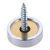 8Pcs Screw Covers 16mm/18mm/20mm/22mm/25mm Mirror Screws Stainless Steel Polished Cover Nail Silver Tone Screw Caps