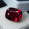 10.65 Ct Natural Amazing Bloody Red Ruby CERTIFIED Loose Gemstone Cushion Cut