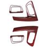 ABS Door Inner Handle Armrest Handrail Frame Car Lamp Panel Bowl For Nissan Qashqai J10 2008-2015 Wood Grain