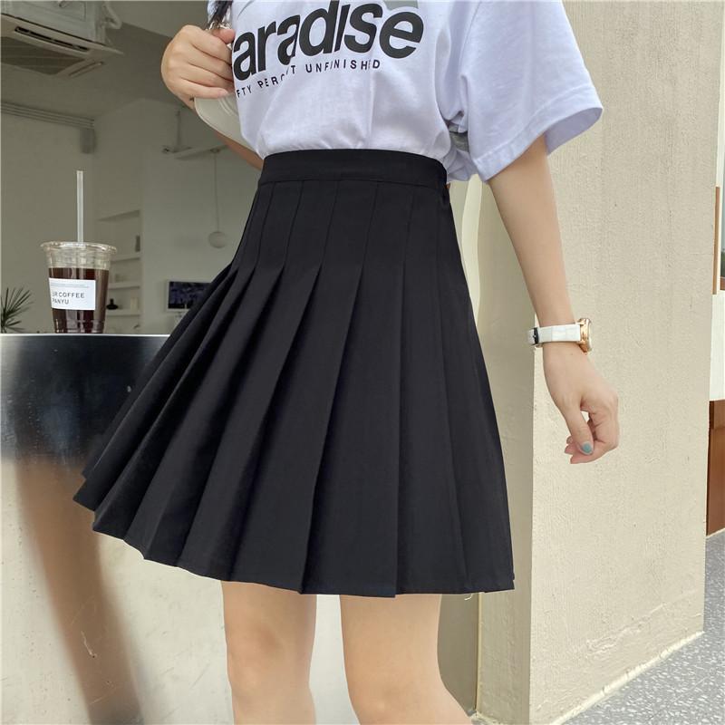Asymmetrical Skirt-Trousers for Women Summer Elegant Suit Short Skirt-Trousers High-Waisted Slimming A-Line Pleated Skirt-Trousers Grey Skirt
