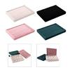 Stackable Velvets Jewelry Presentation Tray Necklaces Bracelets Earring Storage Organiser Multifunctional Rings Holder