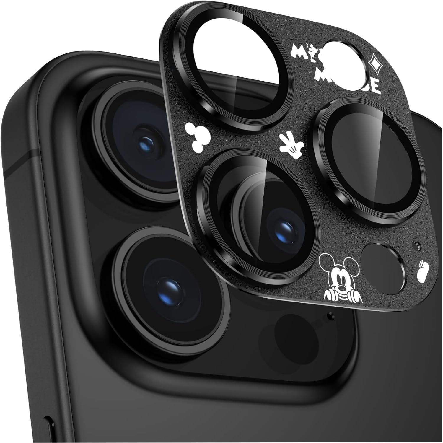 

Пленка для камеры Minnie Mouse для iPhone Max Защита камеры Полная защита 9H Закаленное стекло Алюминиевый сплав Чехол для объектива iPhone 16 Pro Max Ударопрочный