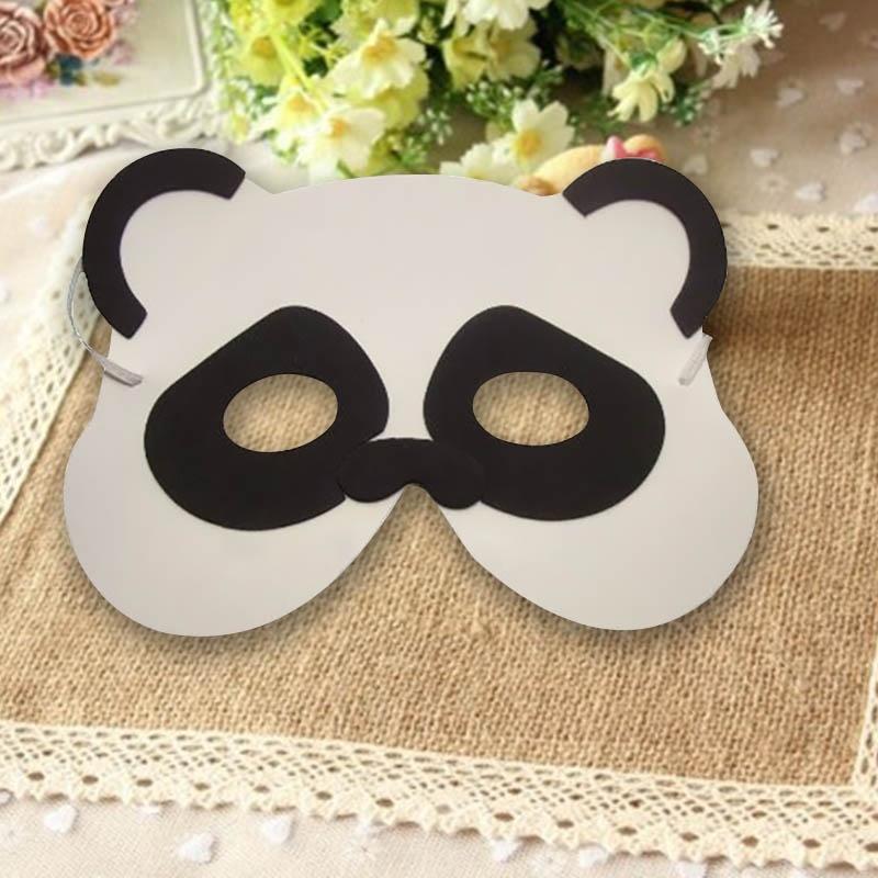 12 unids/set máscaras de animales para niños todas las ocasiones bolsa de fiesta de cumpleaños juguetes de relleno de espuma