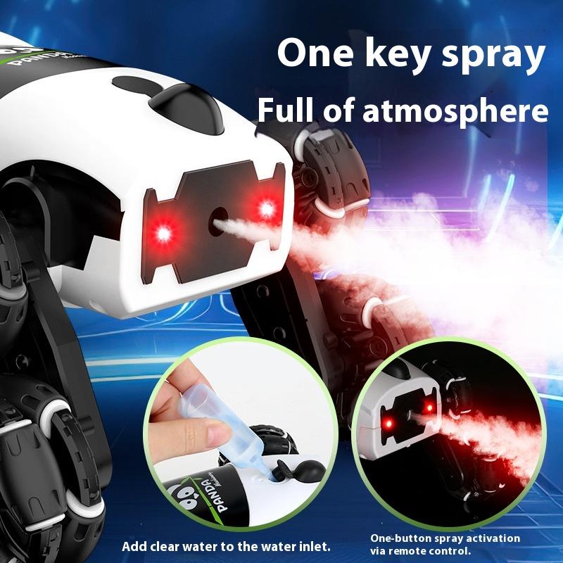 Remote Control Gesture-sensing Eight-wheel Drive Mechanical Stunt Panda Car 2.4GHZ Swing Arm Climbing Drifting Toy