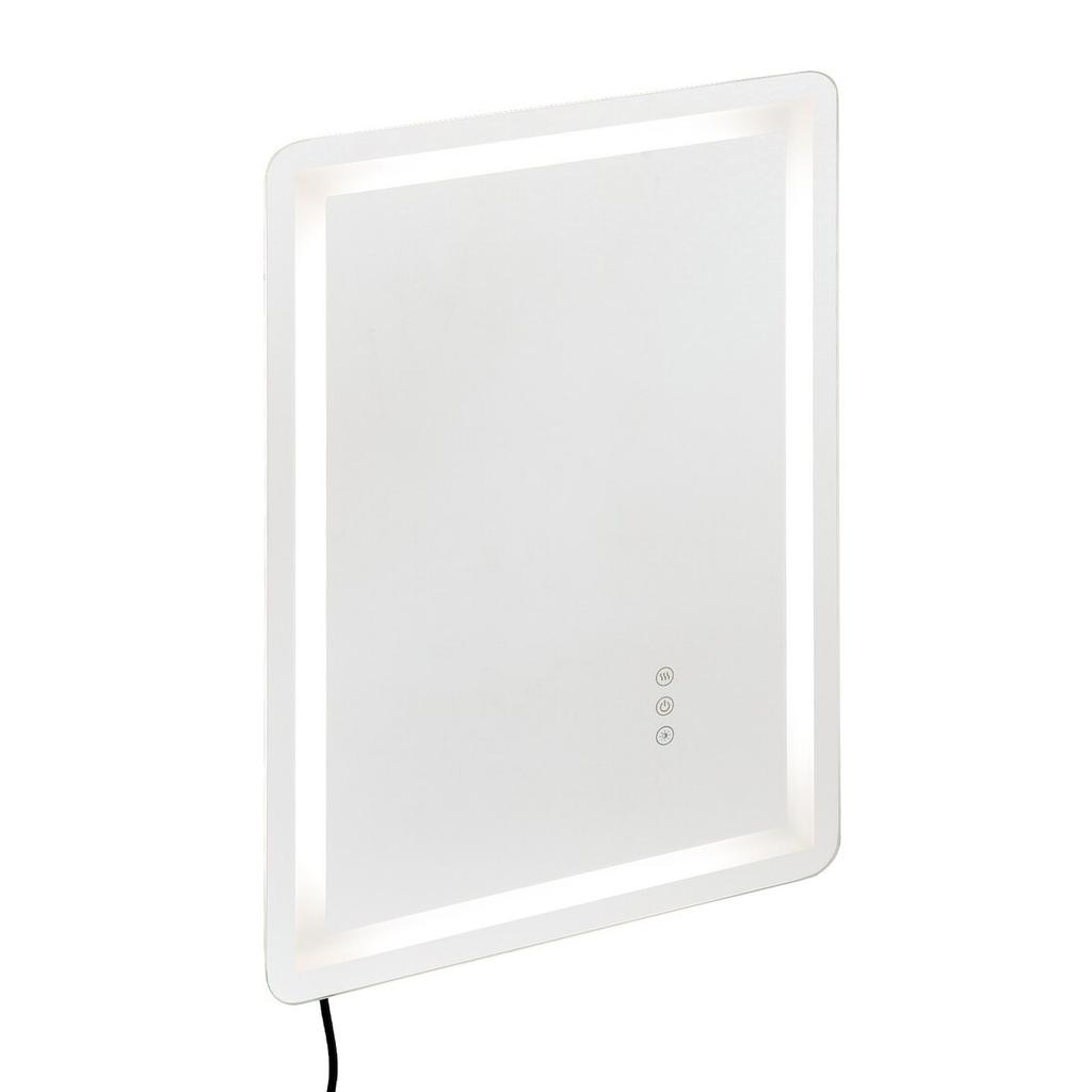 LED Bathroom Mirror 3 Colors Anti-fog Wall Mounted Vanity Mirror 50 x 70cm