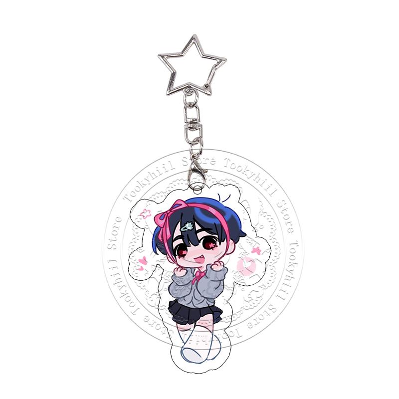 Alien Stage Acrylic Keychain Set Kawaii Exquisite Student Mizi Ivan & Till Luka Keyring Bag Pendant Charms Ivan Festival Gift