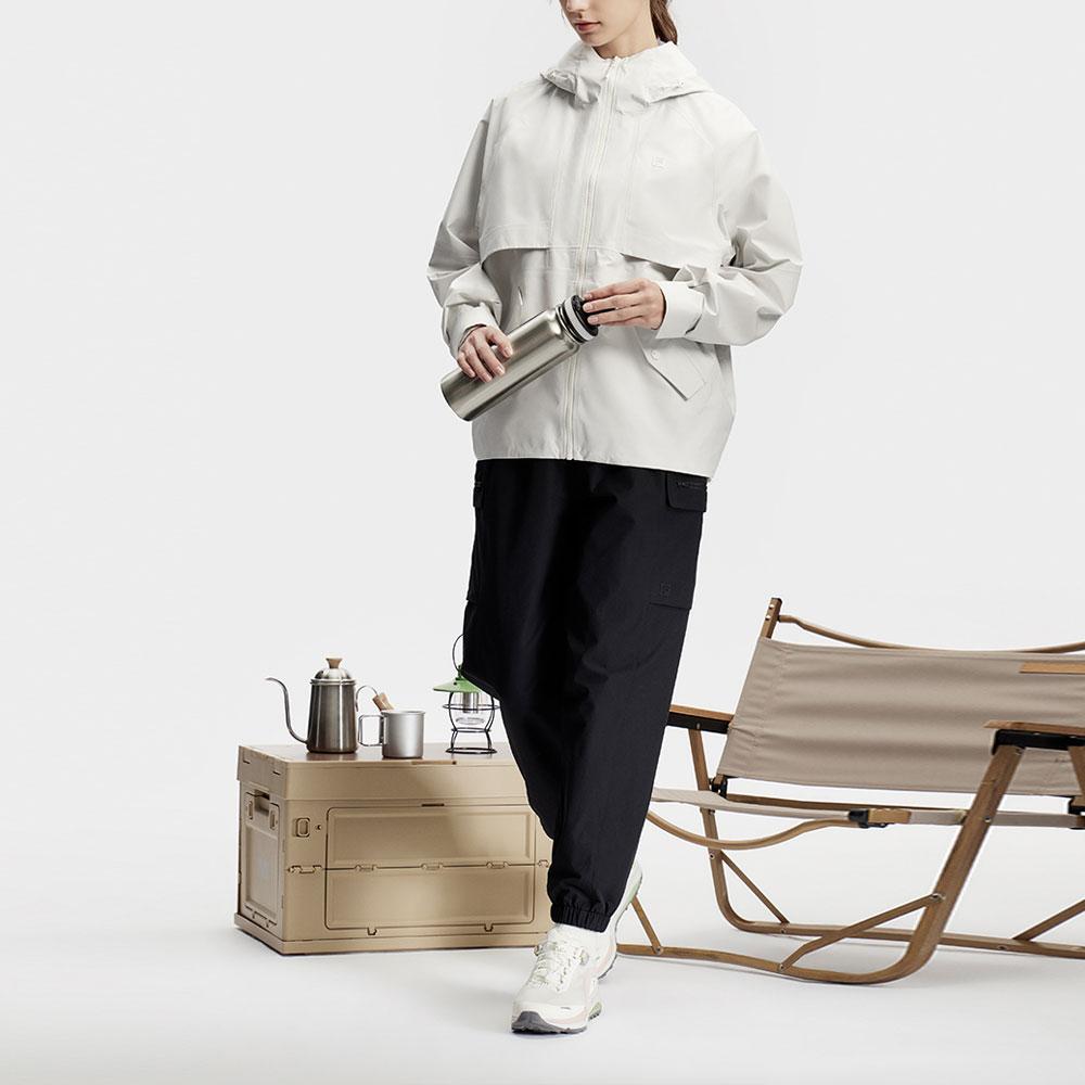 Fila Solid Color Loose Woven Sports Jacket Women Jackets Cloud-White A11W417709F-WT