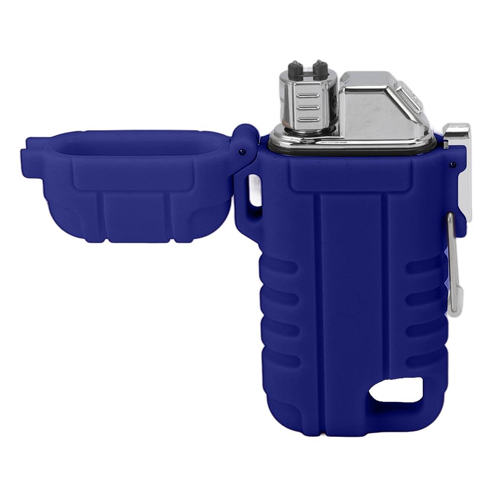 USB Rechargeable Lighter Windproof Dual Arc Lighter Waterproof Flameless Electric Lighter with