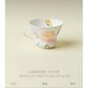 Hand-painted Pink Peony Ceramic Tea Cup Creative Porcelain Coffee Mug 200mL