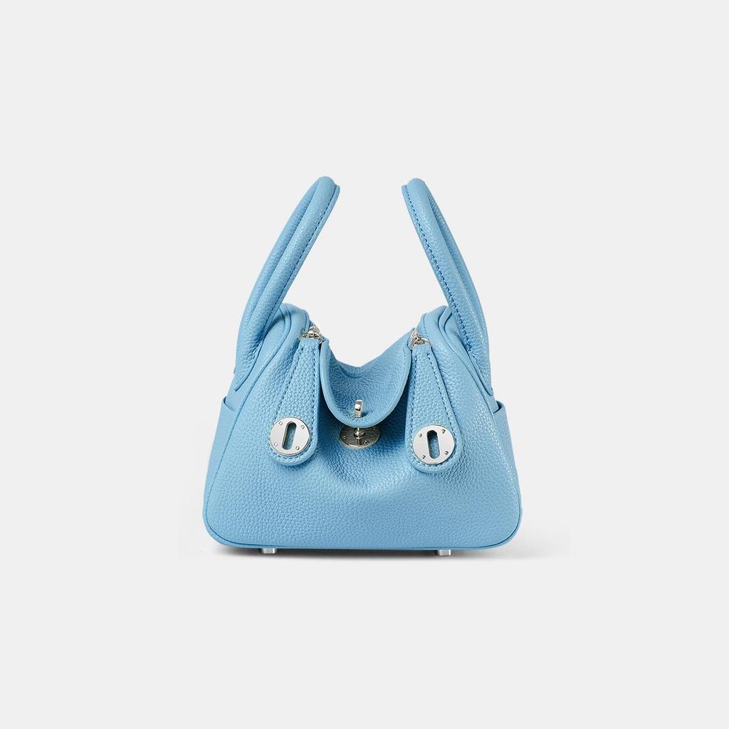 Klasická taška Lindy Zlatá/Stříbrná přezka Velká Crossbody taška přes rameno