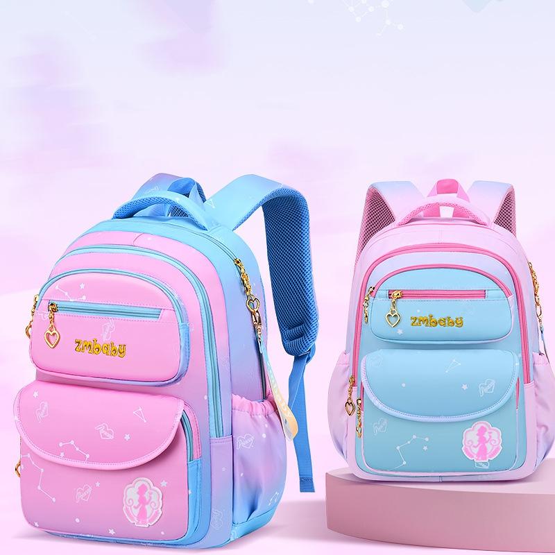 Backpack for Elementary School Girl Waterproof Oxford Cloth Pink Sac Enfant School Bags Kids Backpack Girls Cute Bow Kids Bag
