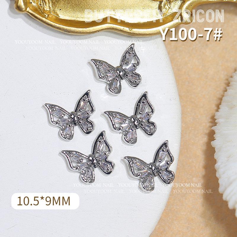 

«Роскошный циркониевый нейл-арт с бантом»: Подвеска «Super Flash Diamond & Pearl»