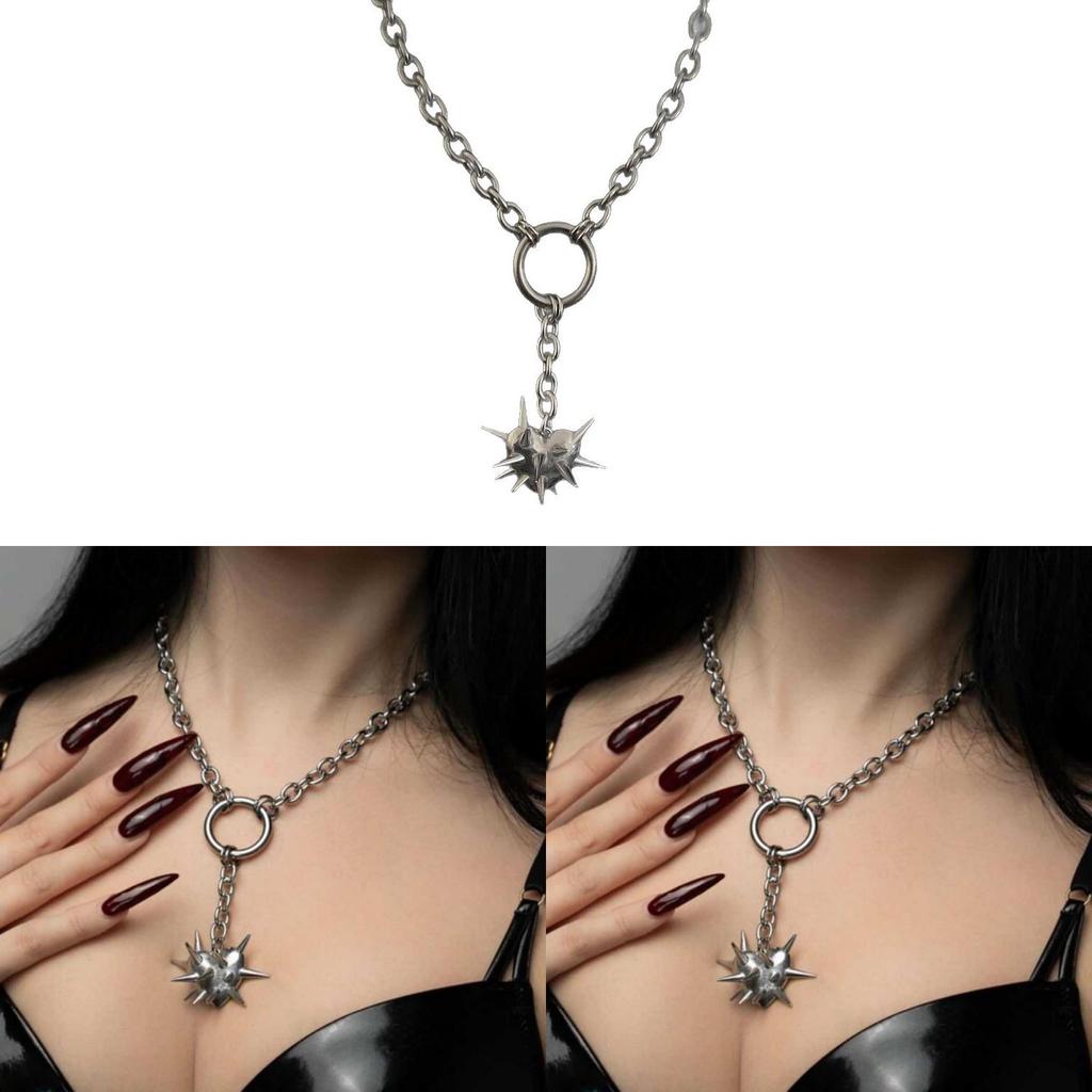 Nonmainstream Alloy Pendant Necklace With Electroplating For Party Look