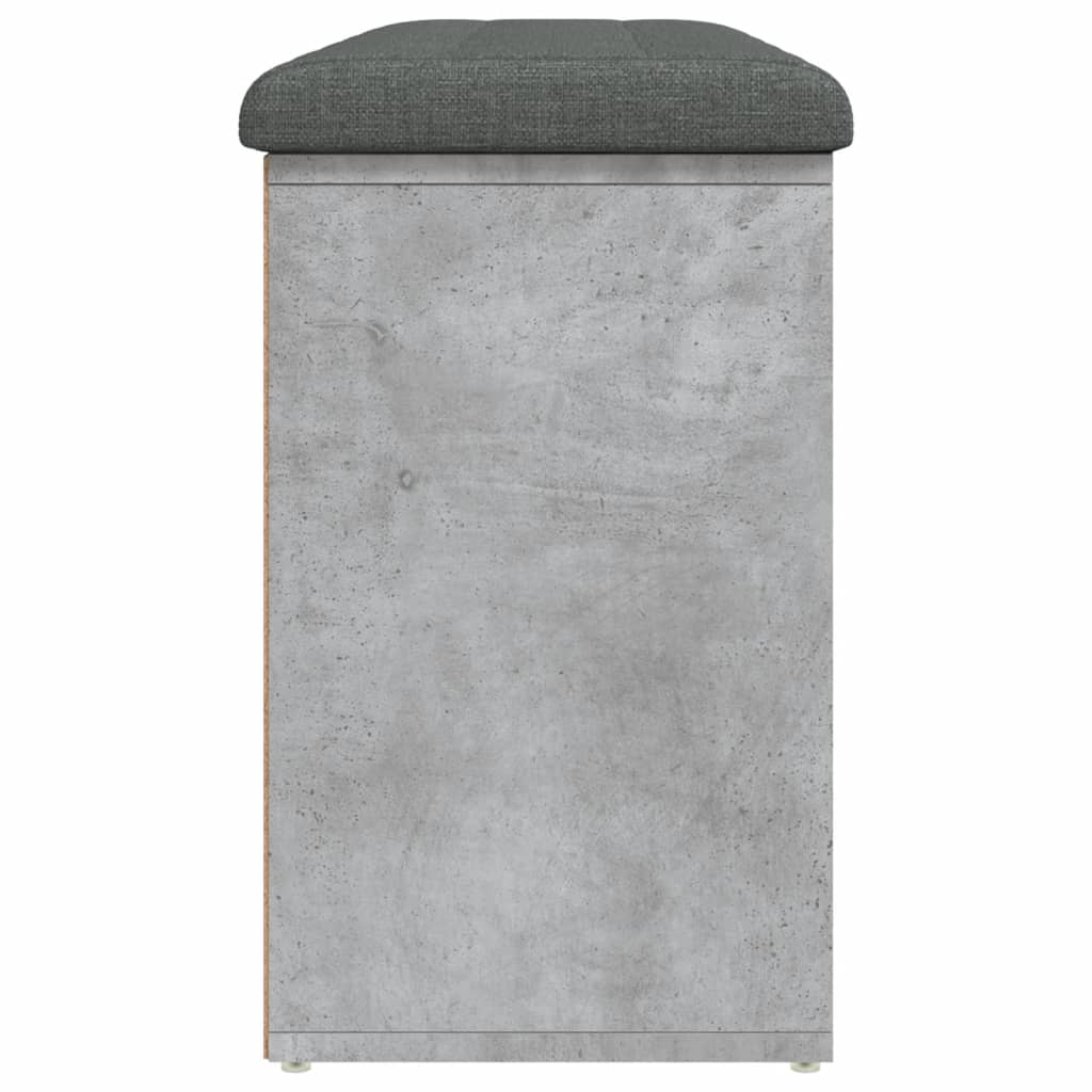 Vidaxl Shoe Bench, Concrete Grey, 102X32X50 Cm