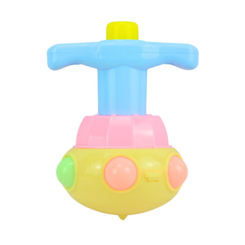 1 Pcs Luminous Lotus Top Rotating Emission Including L High Quality Durable Design Safe for Children Ight Flash Children Toy Multicolour Luminous Gyro