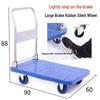 Portable Folding Flatbed Hand Cart for Shopping and Transport