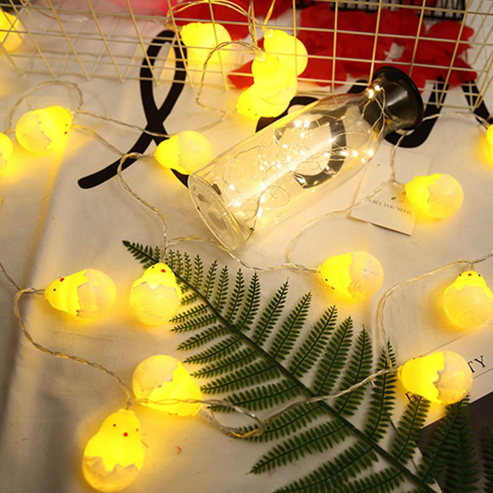 

LED Animal Modeling Light String Yellow Chick Lights New Decoration Lights