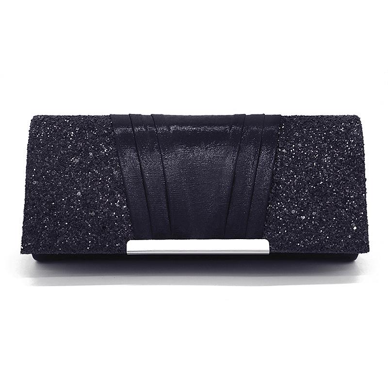 2024 Summer Sequin Pleated Evening Shoulder Bag