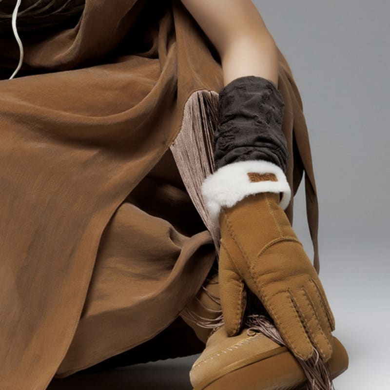 

NSWE ПЕРЧАТКИ Перчатки из овчины -NSW903CA Camel