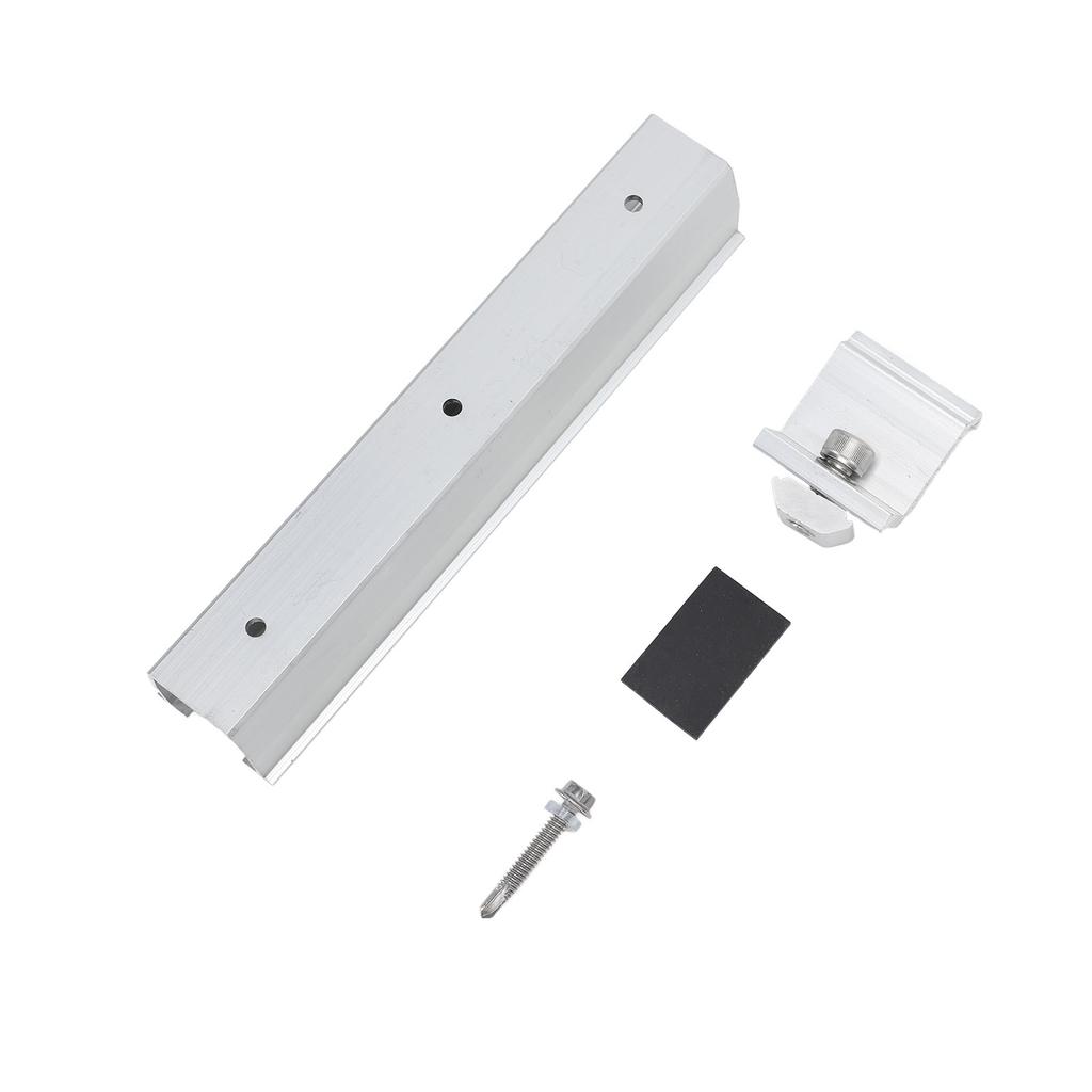 4Set Solar Panel Mounting Rails Z Brackets Kit Aluminum Alloy Roof Solar Panel Mounting Bracket System Kit HZ0101