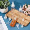 OLYCRAFT 48Pcs Squeeze Bottle Caps 18/20/24/28mm White Squeeze Bottle Cap Replacement Plastic Bottle Squeeze Heads Plastic Twist Bottle Caps for