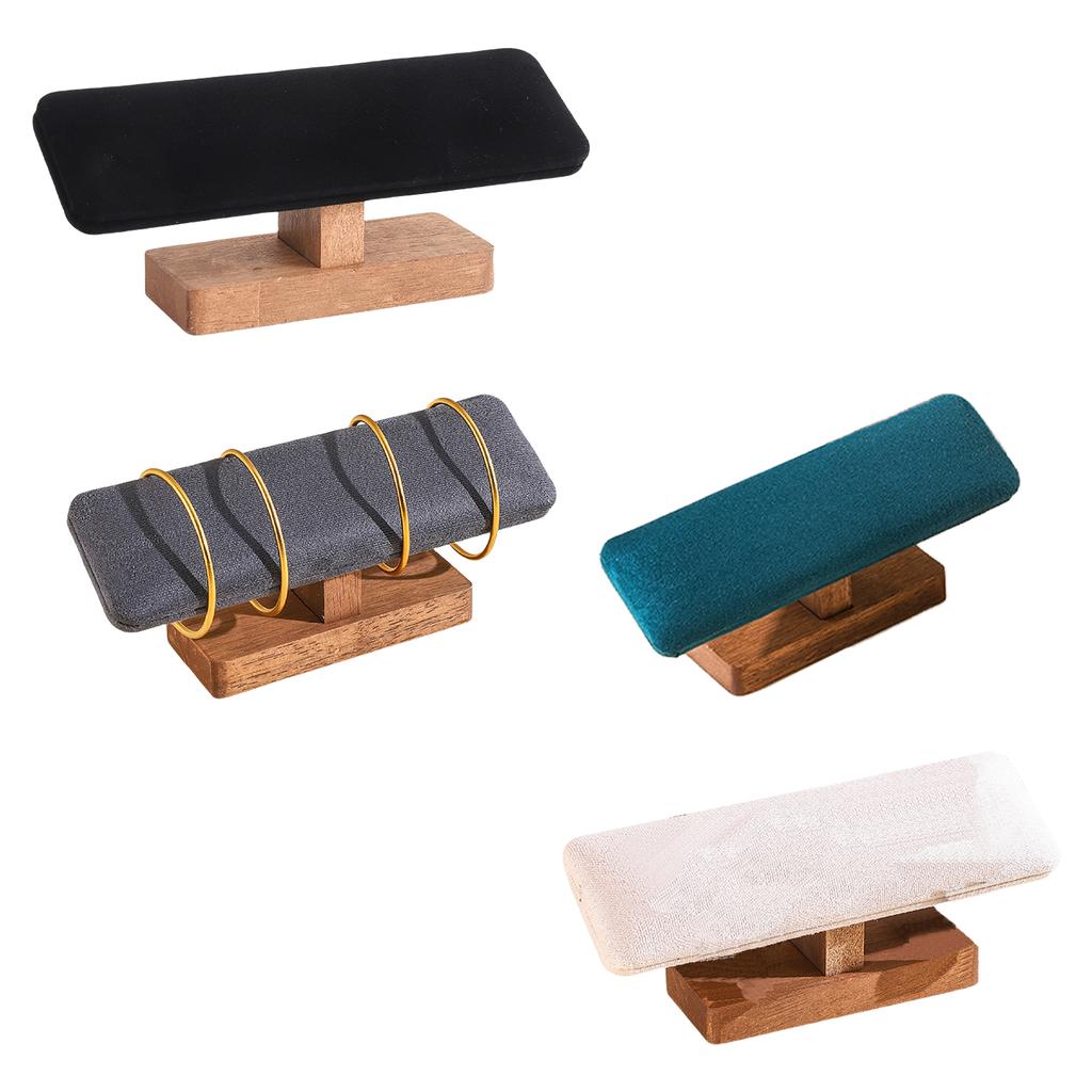 Stylish Velvets Bracelet Holder Jewelry Storage Rack for Watches and Bangles Women Hair Accessories Display Stand