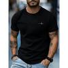 Taglia Europea Uomo T-shirt Girocollo Vestibilità Larga Traspirante Asciugatura Rapida Assorbente Umidità - Abbigliamento Sportivo Casual Leggero