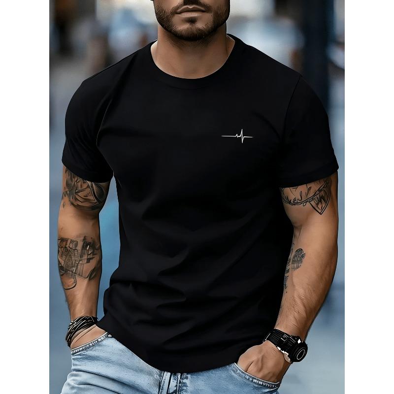 Taglia Europea Uomo T-shirt Girocollo Vestibilità Larga Traspirante Asciugatura Rapida Assorbente Umidità - Abbigliamento Sportivo Casual Leggero