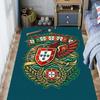 Portuguese Heritage Emblem Carpet Living Room and Bedroom Mats Home Decor Christmas Gifts Office Chair Cushion Bathroom Mat