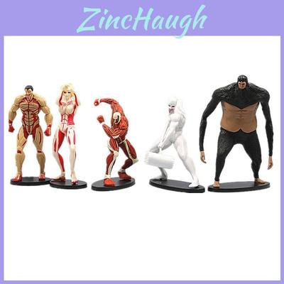 Wysokiej Jakości Zestaw Figur Akcji Attack On Titan z Erenem Mikasą Levim Tytanem Bestii Kolekcjonerskie Zabawki