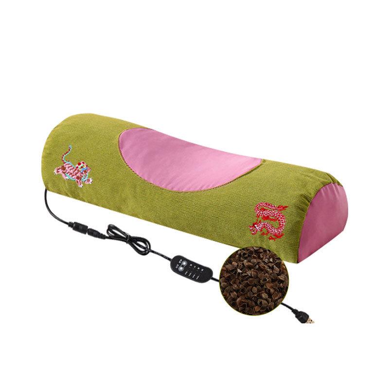 Mugwort Sleep-Aid Cervical Pillow: Herbal Neck Support & Waist Cylindrical Cushion