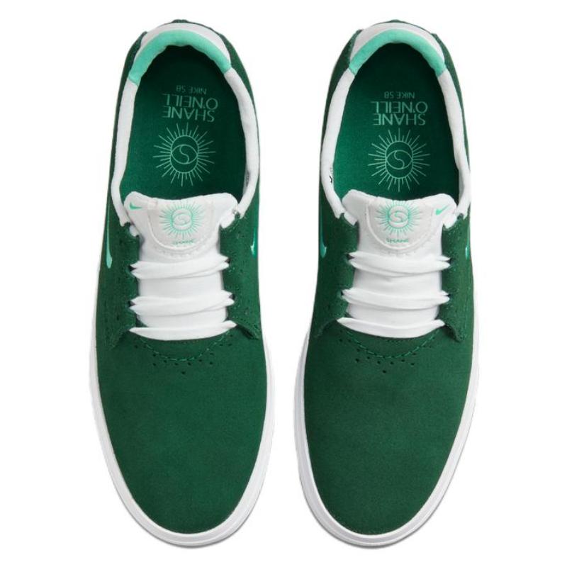 Nike Sb Shane Gorge Green White Skateboard Shoes BV0657-304