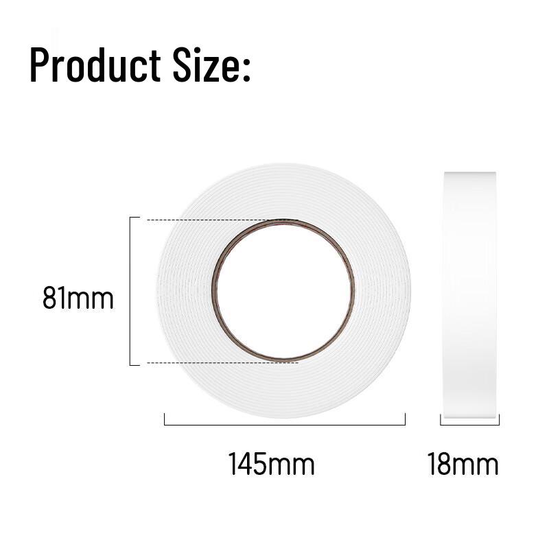 Deli 30411 High Viscosity EVA Foam Double-Sided Tape