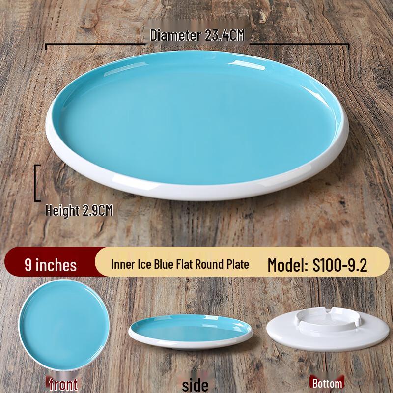 

Nordic Melamine Round Snack Plate