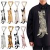 3D Cat Cat-shaped Unisex's Tie Animal Pattern Novelty Kitten Necktie Lifelike Satin Fabric Creative Neck Tie For Party Wedding