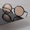 Retro Round Sunglasses Women Men Luxury Brand Designer Mirror Sun Glasses Female Male Minimalist