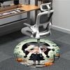 1pc Halloween, Wednesday Chair Carpet for Office Non-Slip,Machine Washable Rug for Office, Room - Holiday Decor - Machine Made yy251017232