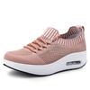 Net Fabric Low Help Breathable Solid Color Air Cushion Thick Soled Slip-on 2025 New Large Size Women's Shoes Zapatos De Mujer