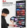 Polyester Game Mat Storage Hanging Bag-Large Capacity Wall Organizer for Board Cards Portable Foldable Multi-Pocket Wall Mount
