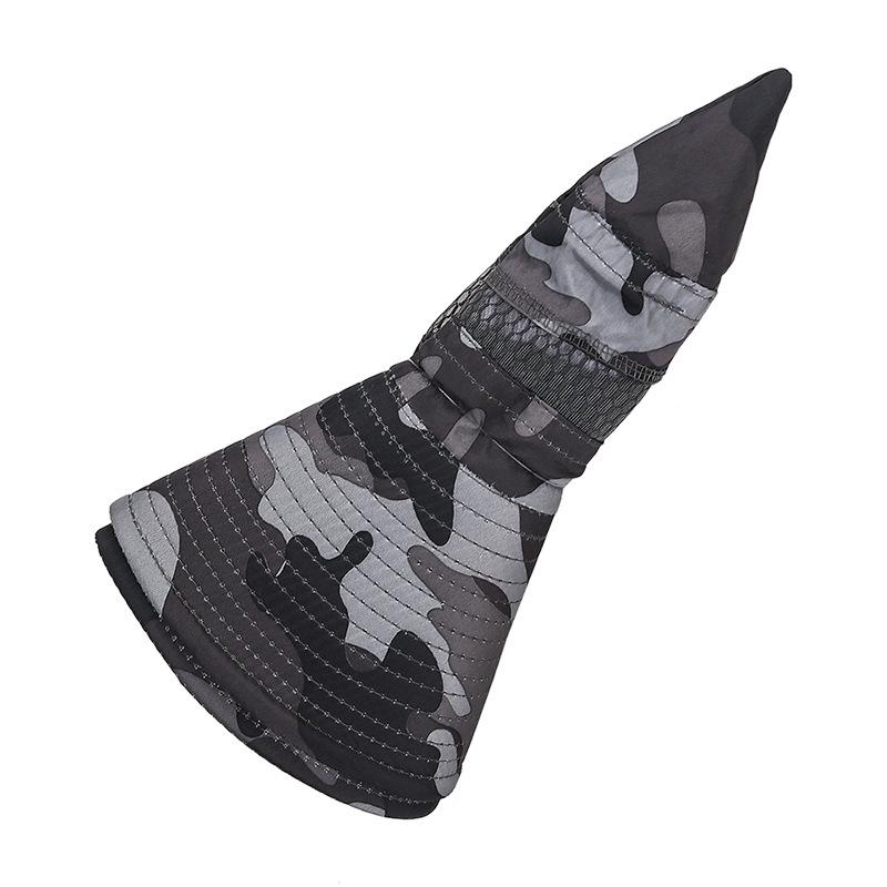 Spring and Summer Wide-brimmed Sunshade Hats for Men and Women Windproof Ropes Camouflage Outdoor Mountaineering Sun Protection Hats