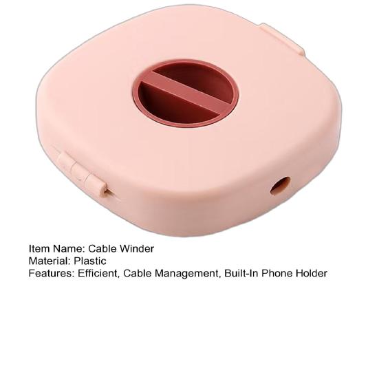 Organizator de cabluri 2 în 1 cu suport pentru telefon, organizator de cabluri retractabil, organizator flexibil pentru cablul de încărcare pentru casă, birou, sală de clasă