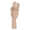 11.8in Wood Hand Model Non Slip Flexible Wooden Manikin Hand for Jewelry Display Sketch Painting