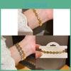 New Chinese Style Brass Bracelet With Carved Gourd Pendant For Women Gift Accessories