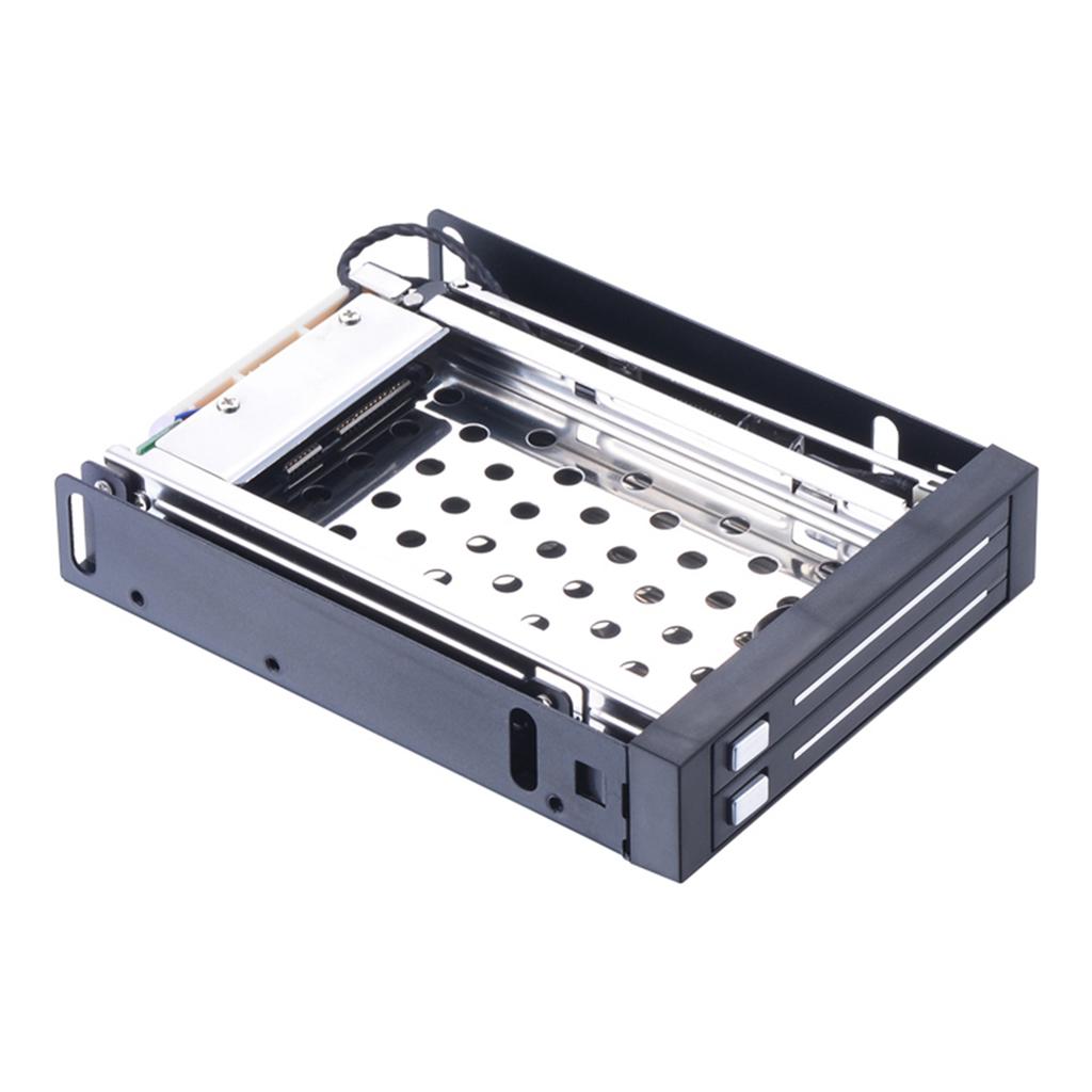 Hard Drive Backplane Enclosure Hot Swap Mobile Rack for 2.5in HDD SDD (Not Inclube Hard Disk)
