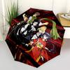 1 Stück Bungou Stray Dogs Automatischer Regenschirm Langlebiger Eisenrahmen & Kunststoffgriff, Geschenk für Männer & Frauen, Robuste Konstruktion, Am besten für Weihnachten, Helloween