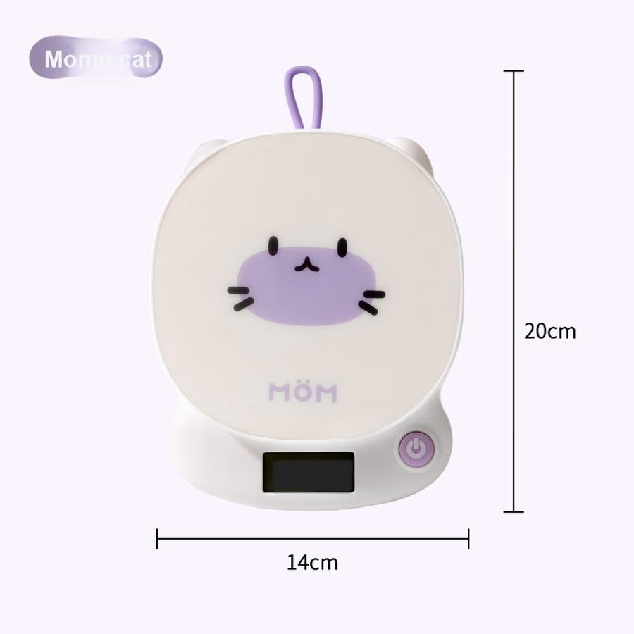 Кухонные электронные весы Высокоточные бытовые пищевые весы Точные маленькие электронные весы Бытовые 20*14CM фиолетовый